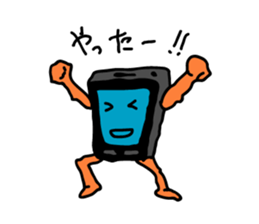 Smao. he is smartphone. sticker #1618844