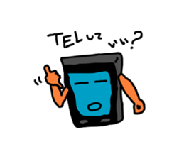 Smao. he is smartphone. sticker #1618845