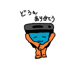 Smao. he is smartphone. sticker #1618847