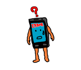 Smao. he is smartphone. sticker #1618853