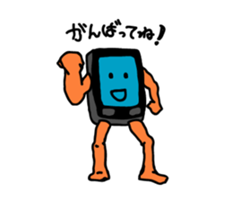 Smao. he is smartphone. sticker #1618863