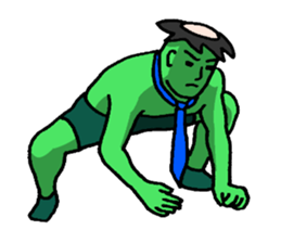 a kappa out of water sticker #1619149