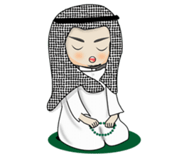 Arab guy , Keffiyeh lover sticker #1619521