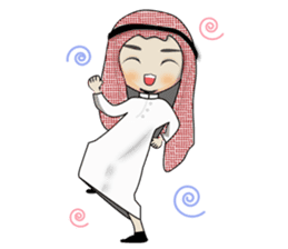 Arab guy , Keffiyeh lover sticker #1619523
