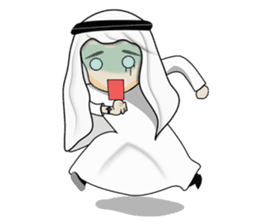 Arab guy , Keffiyeh lover sticker #1619537