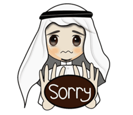 Arab guy , Keffiyeh lover sticker #1619547