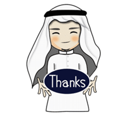 Arab guy , Keffiyeh lover sticker #1619551