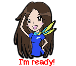 Flight Attendant! sticker #1619635