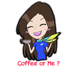 Flight Attendant! sticker #1619639