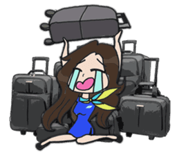 Flight Attendant! sticker #1619642