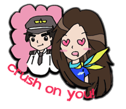 Flight Attendant! sticker #1619647