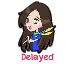 Flight Attendant! sticker #1619650