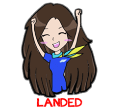 Flight Attendant! sticker #1619651