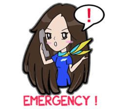 Flight Attendant! sticker #1619652