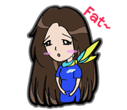 Flight Attendant! sticker #1619655