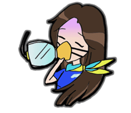 Flight Attendant! sticker #1619662