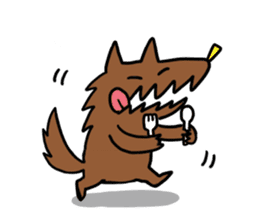 The werewolf sticker #1620551