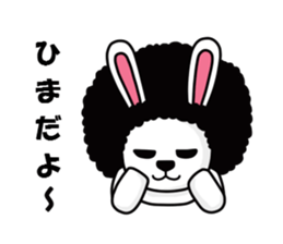 BOMBER RABBIT sticker #1621839