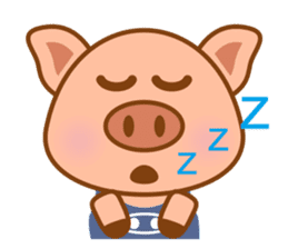 Cute Q Pig sticker #1622080