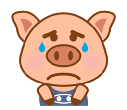 Cute Q Pig sticker #1622081