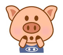 Cute Q Pig sticker #1622082