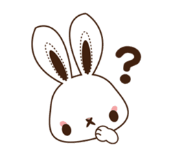 Eye shadow rabbit Sticker sticker #1622194