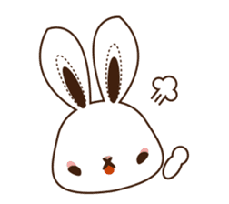 Eye shadow rabbit Sticker sticker #1622203