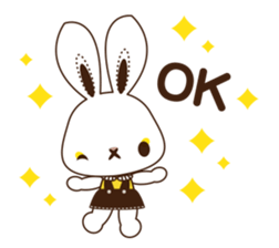 Eye shadow rabbit Sticker sticker #1622207