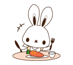 Eye shadow rabbit Sticker sticker #1622210