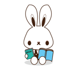 Eye shadow rabbit Sticker sticker #1622219