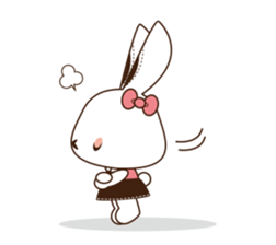 Eye shadow rabbit Sticker sticker #1622221