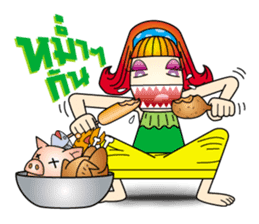 famous Thai ghost sticker #1622601