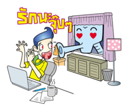 famous Thai ghost sticker #1622621