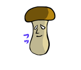 Mushroom party sticker #1622648