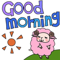 Fluffy sheep. sticker #1622715