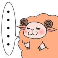 Fluffy sheep. sticker #1622717