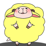 Fluffy sheep. sticker #1622718