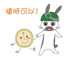 The Army Rabbits - Social Activities CHN sticker #1622784