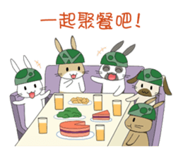 The Army Rabbits - Social Activities CHN sticker #1622785