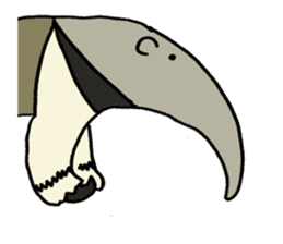 Giant anteaters and ants sticker #1623055