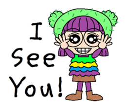 Fashionista Violet sticker #1623356