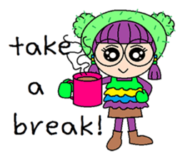 Fashionista Violet sticker #1623357