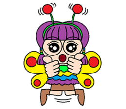 Fashionista Violet sticker #1623361