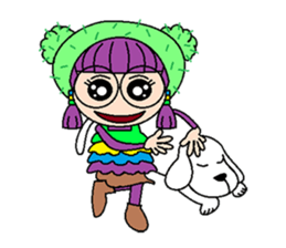 Fashionista Violet sticker #1623363