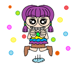 Fashionista Violet sticker #1623366