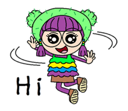 Fashionista Violet sticker #1623370