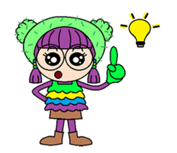 Fashionista Violet sticker #1623371