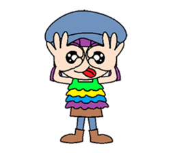 Fashionista Violet sticker #1623373