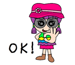 Fashionista Violet sticker #1623378