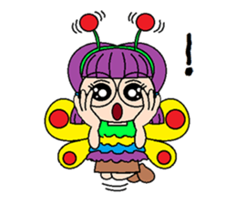 Fashionista Violet sticker #1623384